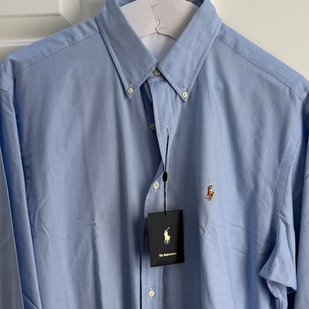 Polo Ralph Lauren Classic-Fit “The Button Down” Oxford Shirt – Men’s Large – NWT